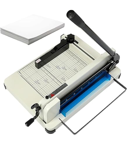 Amazon.co.jp: 裁断機 A4 大型 業務用 ペーパーカッター ブラック 約