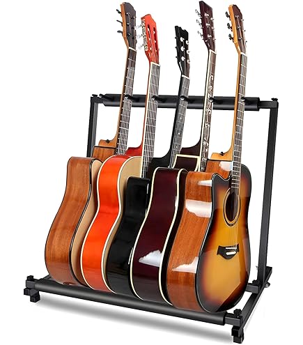 Amazon.co.jp: K&M ギタースタンド 4本用 “ガーディアン 3+1