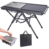 Amazon | YOGOTOメッシュテーブル 焚き火テーブル IGT対応