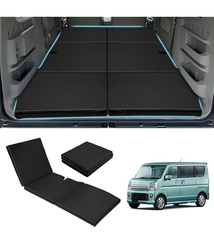 Virauto スズキ エブリィ DA17V 車中泊 マット　折り畳み式　1枚 Amazon.co.jp: Virauto スズキ エブリィ DA17V 車中泊 マット