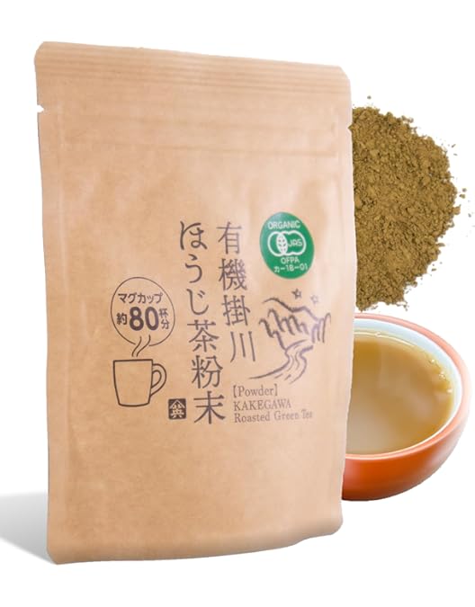 Amazon | ほうじ茶パウダー「焦がし」100g （無添加商品）銘茶 緑