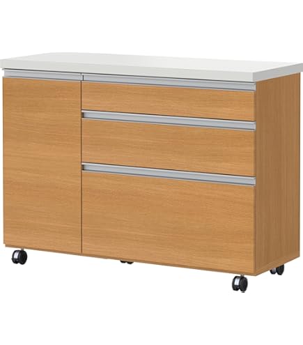 Amazon.co.jp: パモウナ(Pamouna) 食器棚 キッチンカウンター 幅