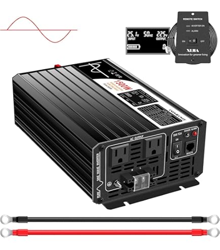3000 W 48V DC / 100V AC インバーター Amazon.co.jp: 48V 3000ワット純正弦波インバーター、48V DCから110V