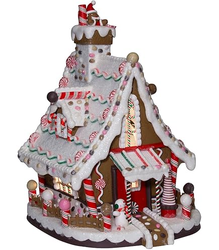 クリスマス ♡ ライト付ハウス クリスマス雑貨 『クリスマスハウスE ライト付き CMG-24025