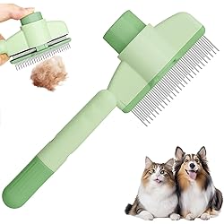 Amazon.co.jp: 猫犬用コーム くし 櫛 ブラシ 毛のワンタッチ除去ボタン