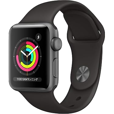 Amazon.co.jp: Apple Watch Series 3(GPSモデル)- 38mmスペースグレイ