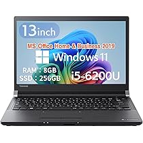 Amazon.co.jp: 【整備済み品】東 芝 ノートPC R73 / 13型 / Win11 Pro  