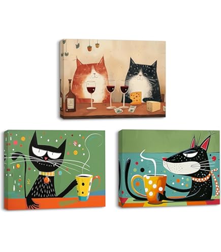 Amazon.co.jp: アートフレーム 猫 絵画 クリスタルピクチャー ゴールド