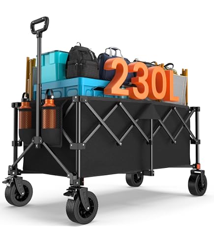 Amazon | Raynesys キャリーワゴン 大容量150L 耐荷重150kg ブレーキ