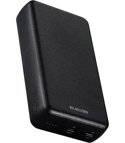 Amazon | 【USB充電器セット】 エレコム モバイルバッテリー 最大75W