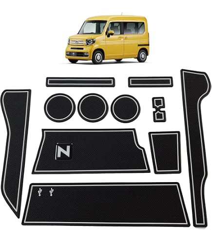 Amazon | RZK N-VAN車のドアの溝インテリアラバーマットインテリア