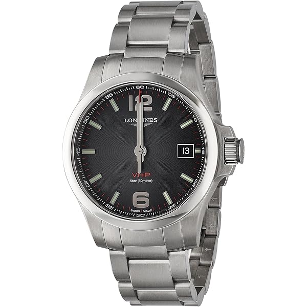 Amazon.co.jp: ロンジンハイドロコンクエストブラックダイヤル