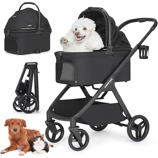 Amazon.co.jp: BEBEROAD PETS X5 ペットカート 分離型 小型犬