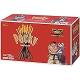 江崎グリコ ストリートファイターコラボ ポッキーチョコレート カプコン ストII28袋