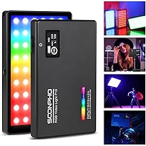 Amazon | SOONPHO RGBビデオライト LED撮影用ライト 2500K-8500K