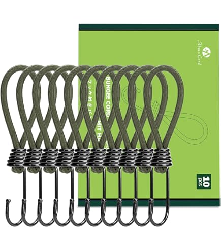 Amazon | ストレッチコード キャンプ用品 タープ テント用品 張綱