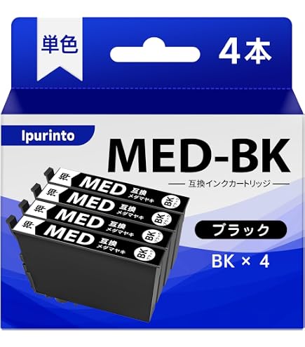 Amazon.co.jp: BR-office MED-4CL 互換インク エプソン用 EPSON用 MED