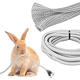 JOTO ケーブル収納スリーブ 長さ3M 直径1.3cm DIY切断可能 PET素材、家庭用/オフィス用 -グレー