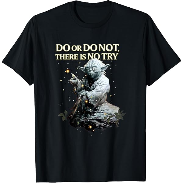 Amazon | スター・ウォーズ ヨーダ ポスター Tシャツ | Tシャツ