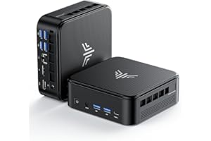 NIPOGI ミニpc ryzen AMD Ryzen 5 7430U 6C/12T 最大4.30GHz mini pc 【64GB DDR4+4TB SSD(最大拡張可能)】ミニパソコ ン Windows11 Pro WiFi6 Bluetooth