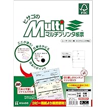 Amazon | ヒサゴ FSC(R)認証 マルチプリンタ帳票 A4カラー3面6穴
