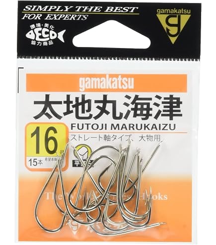 Amazon | がまかつ(Gamakatsu) 太地丸海津 フック 白 14号 釣り針