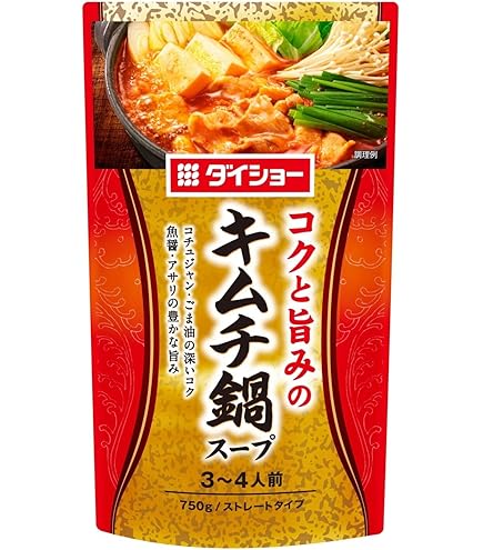 Amazon.co.jp: ダイショー キムチ鍋スープ R20 750g×5個 : 食品・飲料