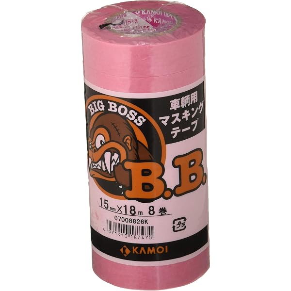Amazon.co.jp: カモイ BIG BOSS 車両塗装用マスキングテープ 24mm×18m