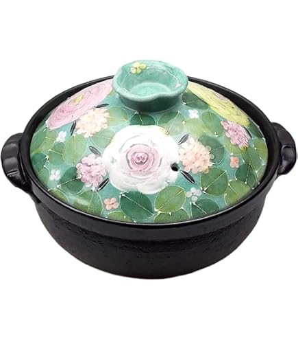 【新品・未使用】工房ゆずりは　緑彩ローズ　おしゃれ鉢　スープ碗　陶器　鉢　食器 新品・未使用】工房ゆずりは 緑彩ローズ おしゃれ鉢 スープ碗 陶器 鉢