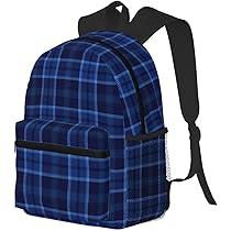 Amazon.co.jp: [販売店] ネイビーブルーチェック リュック