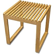 ☆1人用 竹製ベンチ　美しいデザインと機能性　コンパクト コンパクト 竹製ベンチ 美しいデザインと機能性 1人用