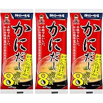 Amazon | 神州一味味噌 即席生みそ汁かにだし8食×3袋 計24食