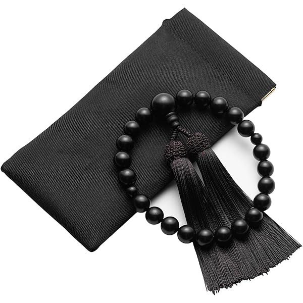 【特別価格】闇降臨装飾具6点セット(定価25000円) Amazon.co.jp: 数珠 男性用 縞黒檀 艶あり 22玉 正絹頭付房 数珠