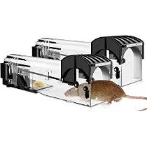 Amazon | Vtuesxn ネズミ捕り 2個セット ねずみとり捕獲器 踏み板式