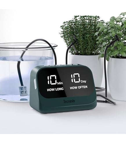 Amazon.co.jp: TECNOVO 鉢植え自動散水ドリップ システム10鉢対応可能