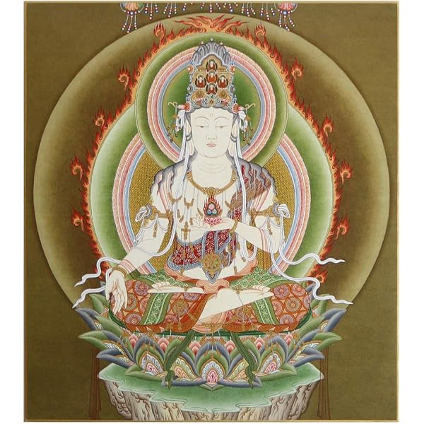 Amazon | 仏画色紙 色紙 虚空蔵菩薩 こくぞうぼさつ | 色紙 | 文房具