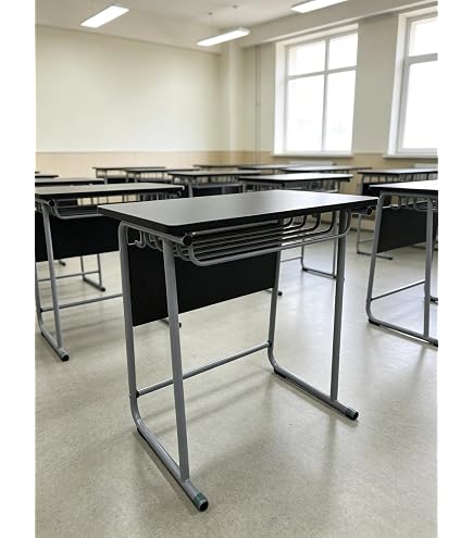 Amazon | 学習机 研修机 小型 幅65×奥行45×高さ70cm 教室 学校の机