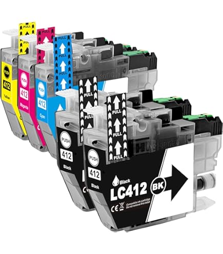 【新品未使用】Brother ブラザー　LC412XL-4PK ンクカートリッジ ブラザー工業 brother（ブラザー） 純正 大容量インク