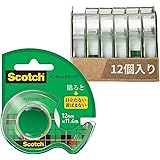 3M スコッチ テープ メンディングテープ ディスペンサー付 12mm×11.4m 小巻 12巻 CM-12