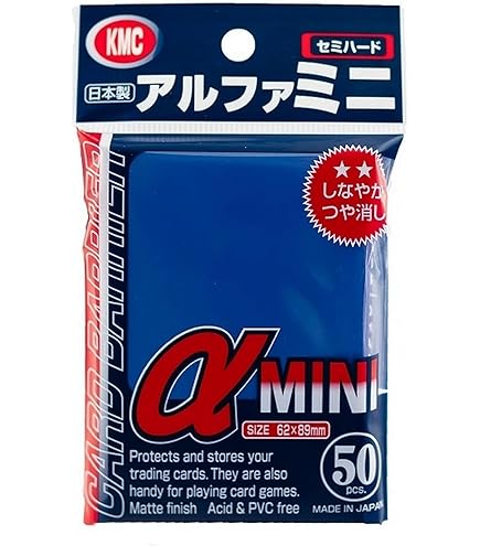 KMC カードバリアー　アルファミニ　ブルー　30個 KMC カードバリアー アルファミニ ブルー | サプライ品,スリーブ