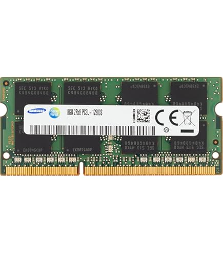 【中古】「非常に良い」Samsung 8?GBキット(2?x 4?GB)、204?- pin SODIMM、ddr3?pc3l - 12800、1600?MHz RAMメモリモジュール(m471b5173eb0-yk0?X 2?) Amazon | Samsung original 8GB (1 x 8GB) 204-pin SODIMM, DDR3 PC3L