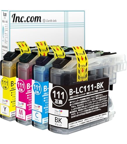 Amazon.co.jp: Brother(ブラザー 純正互換インクカートリッジ LC111