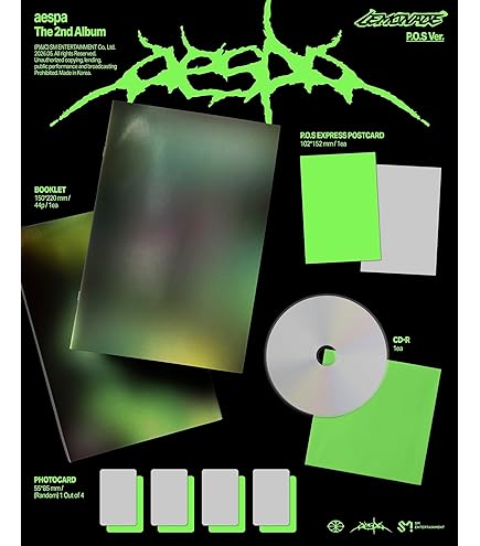 Amazon.co.jp: aespa LEMONADE 2nd Album ACID Winter Version CD+