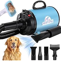 ペットクリーニング用品 ペットドライヤーヘアドライヤ 2800W ブルー Amazon | Petmoon ペットドライヤー ペットヘアードライヤー