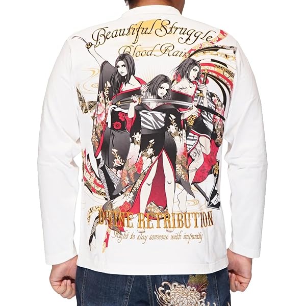 Amazon.co.jp: [抜刀娘] バットウムスメ 絡繰魂 和柄 アロハシャツ