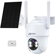 Amazon.co.jp: 【最新4G防犯カメラ・wifi不要】ANRAN 4g 防犯カメラ