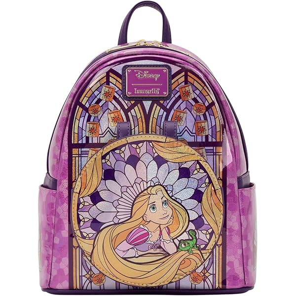 Amazon.co.jp: Loungefly Mini Backpack Tangled Rapunzel Swinging