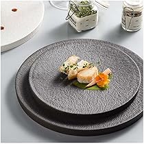 【大幅値下げします】BOHEMIA 大皿　35cm Amazon | ステーキ皿 大皿 フラットプレート ブラック