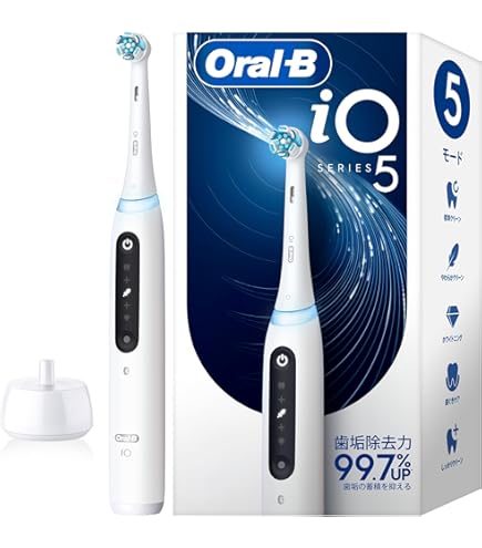Amazon.co.jp: ブラウン オーラルB iO6 充電式 電動歯ブラシ ホワイト