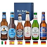 Beer Earth 世界のノンアルコールビール6本 飲み比べギフトセット 【ビットブルガードライブ、エルディンガー、エストレーリャガリシア0.0 サグレス】 専用ギフトボックスでお届け